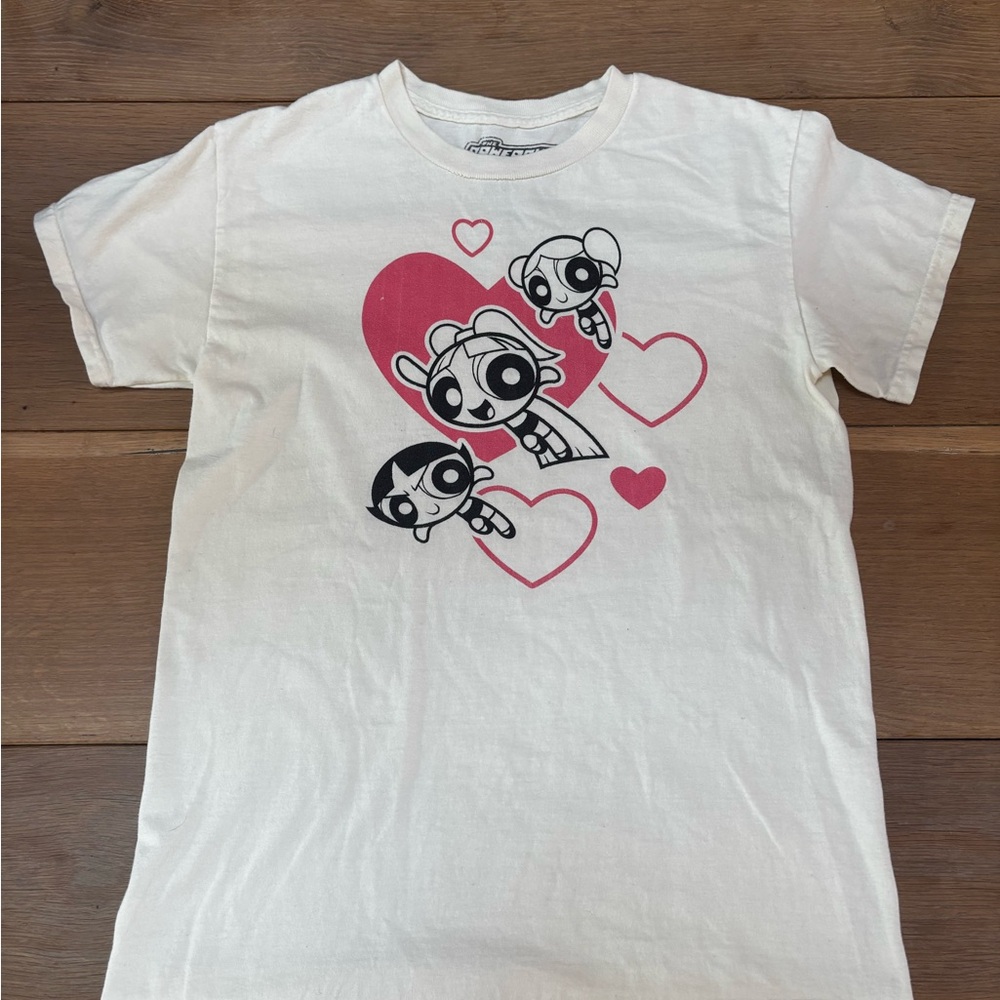 Power puff girls Cartoon Character T-Shirt from urban outfitters